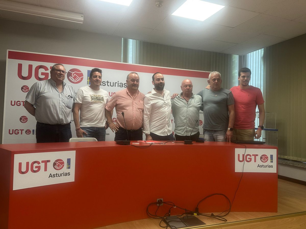 Nueva Comisión Ejecutiva del Sindicato Comarcal de Oviedo-Siero-Piloña del SOMA-FITAG-UGT. Enhorabuena compañeros!