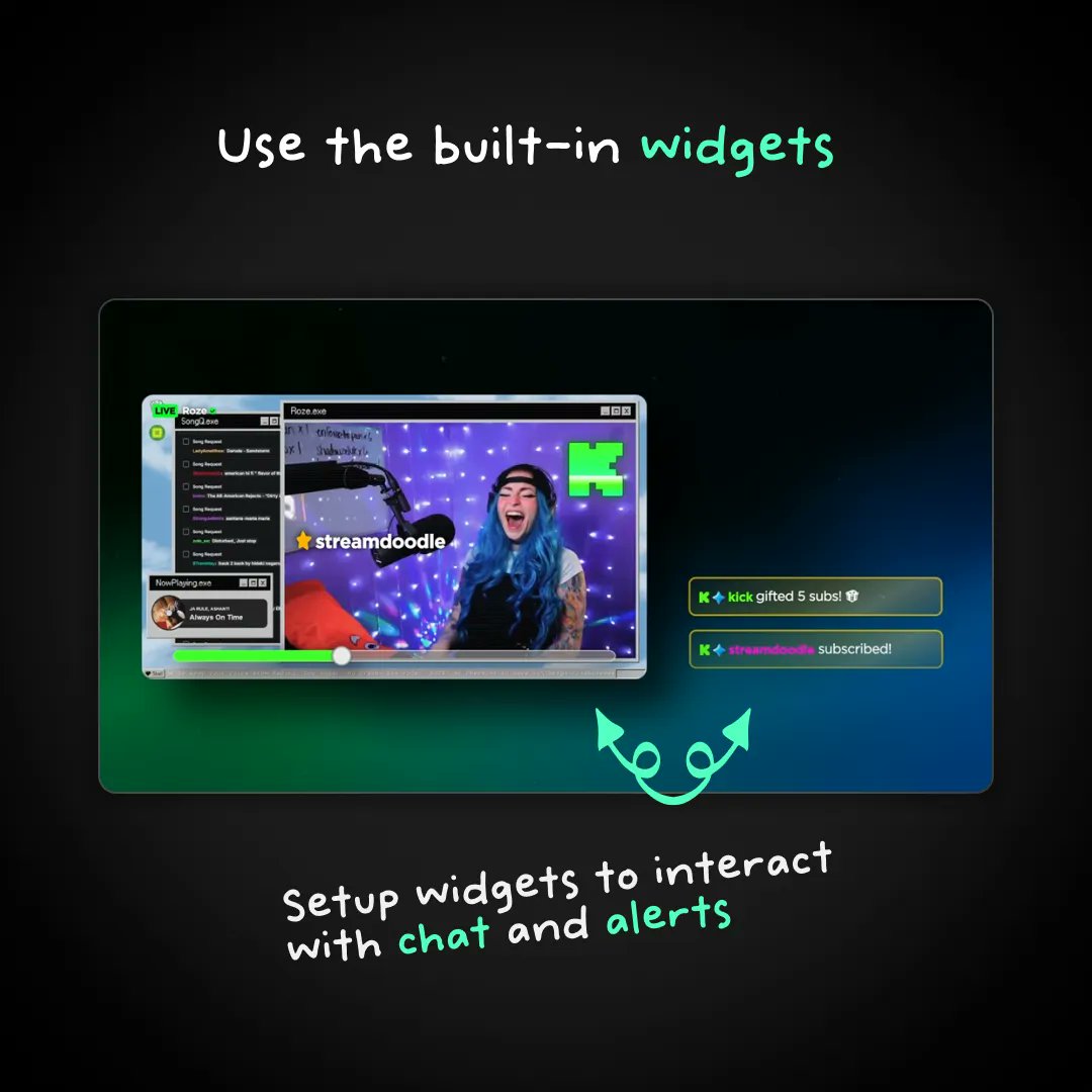 StreamWithMeld's tweet image. Start streaming on Kick with our newest integration!