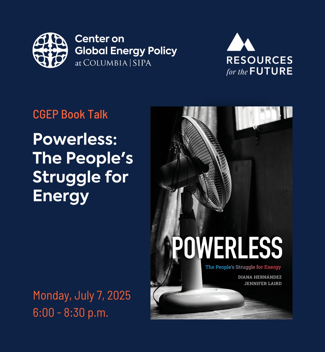 Resources for the Future (@rff) on Twitter photo Energy insecurity affects millions of Americansāa byproduct of systemic inequity. ā”ļøš
Join RFF and <a href="/ColumbiaUEnergy/">Center on Global Energy Policy</a> on July 7 for an event with Diana HernƔndez and Jason Bordoff on how this crisis can be mitigated.
RSVP here: bit.ly/45M2Gdi
#BookTalk #EnergyEquity Energy insecurity affects millions of Americansāa byproduct of systemic inequity. ā”ļøš
Join RFF and <a href="/ColumbiaUEnergy/">Center on Global Energy Policy</a> on July 7 for an event with Diana HernƔndez and Jason Bordoff on how this crisis can be mitigated.
RSVP here: bit.ly/45M2Gdi
#BookTalk #EnergyEquity