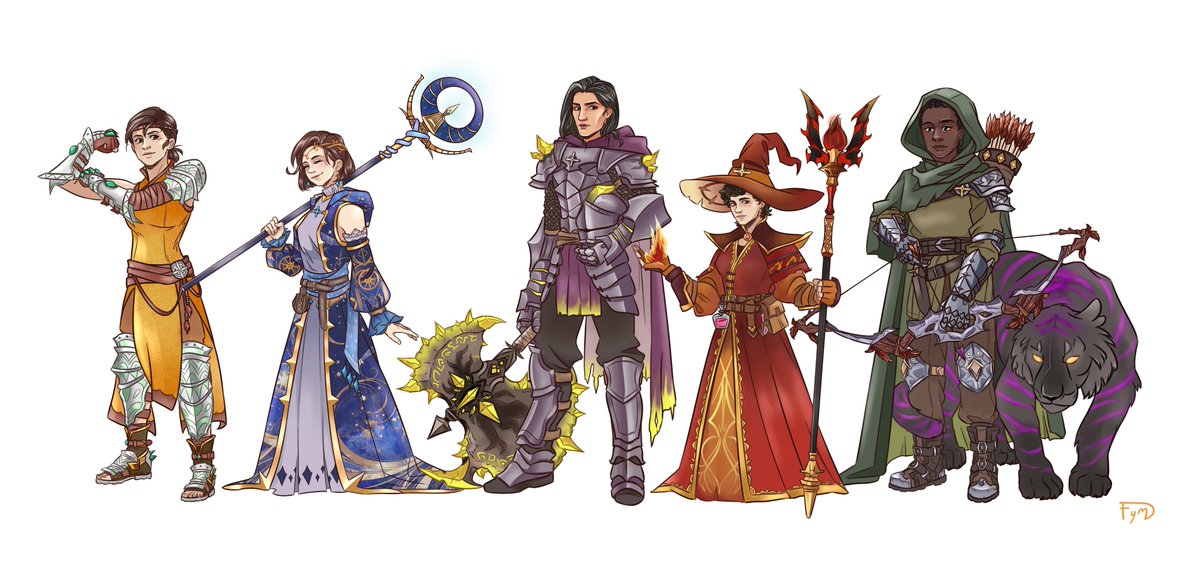 foryourmajesty_'s tweet image. Late entry for the #avatricebigbang 💙 i loved designing badass outfits for them all with@Avatrice03's vision!! 

If you'd like to follow our nuns in a fantasy rpg quest here goes "Fractured Reality" :
archiveofourown.org/works/67007410