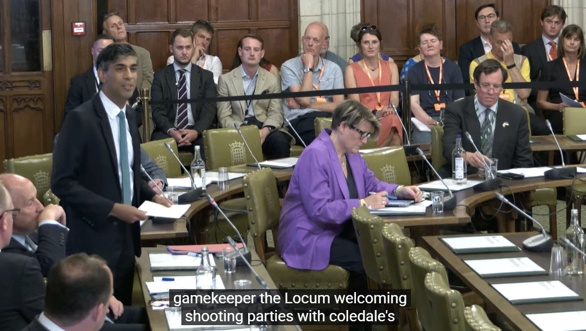 The <a href="/WildJustice_org/">Wild Justice</a> Petition to Ban Driven Grouse Shooting is currently being debated in Parliament

Not sure <a href="/ChrisGPackham/">Chris Packham</a> is all that impressed with <a href="/RishiSunak/">Rishi Sunak</a> defence of the status quo😀 

Watch live now 
youtube.com/live/dVP_u8XQa…