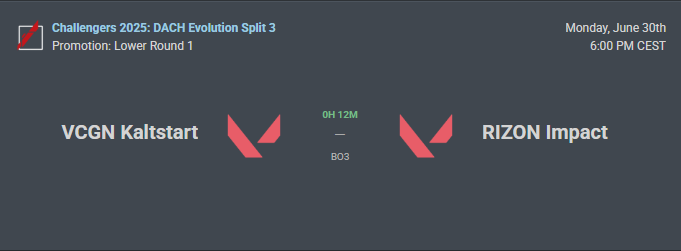Playing vs <a href="/Kalt_Gaming/">Kaltstart</a> at 6pm CET, elimination match today 🤯