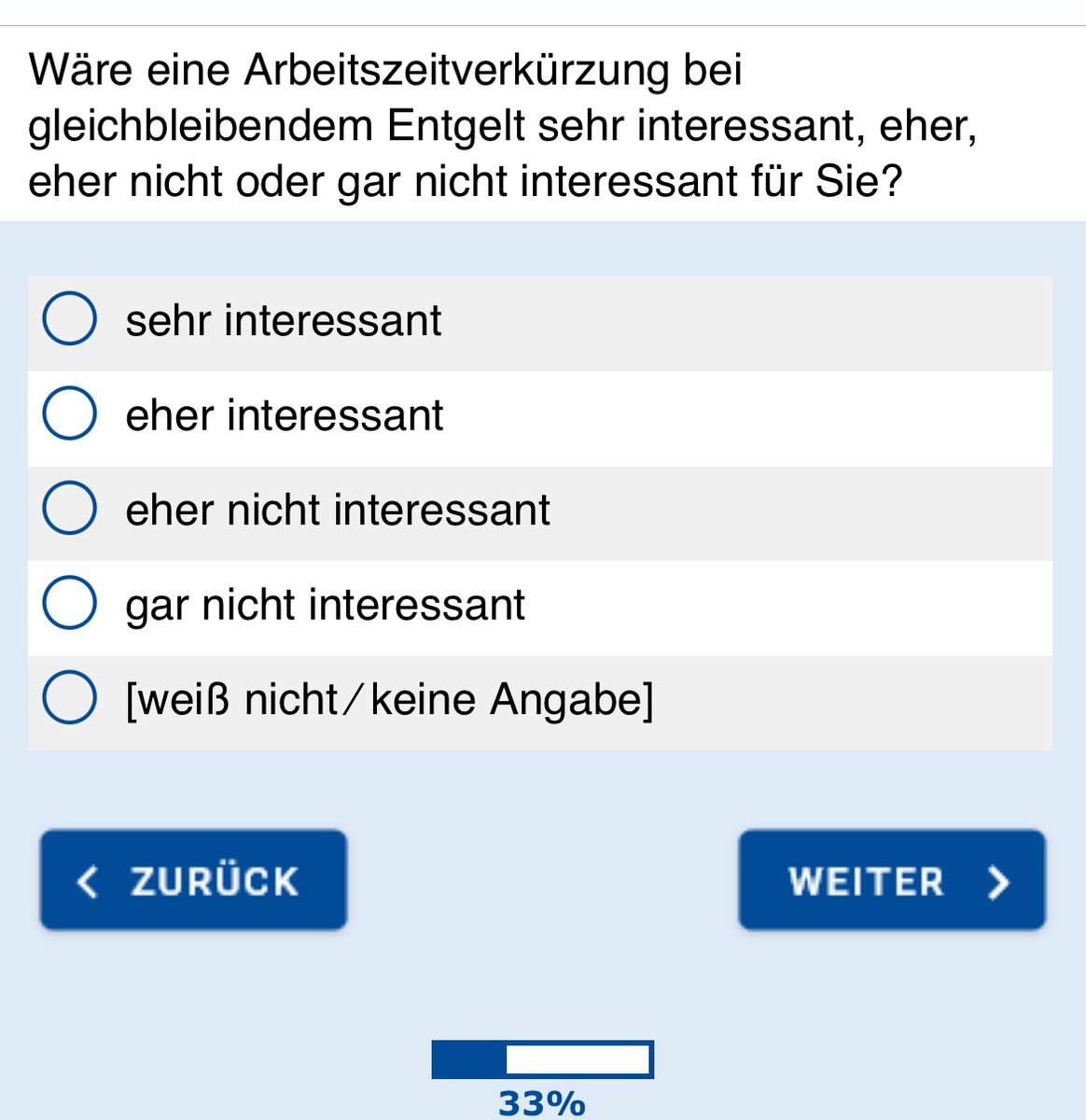 Die Arbeiterkammer fragt mich Sachen… hat jemals ein Arbeiter oder Angestellter auf die Frage „mehr Freizeit und gleich viel Geld mit Nein geantwortet?
