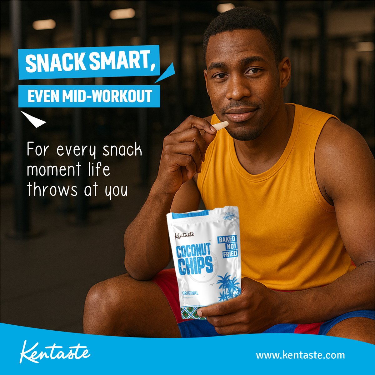 💪 Fuel for your grind - before, during, or after.
🥥 Kentaste Coconut Chips give you clean energy with healthy fats and no junk.
🎒 Gym bag essentials.
😋 Snacks that fit the moment: Pure coconut. 🌴 Gluten-free. ✅ Naturally satisfying.
#KentasteCoconutChips #PostWorkoutFuel 🏋️‍♂️