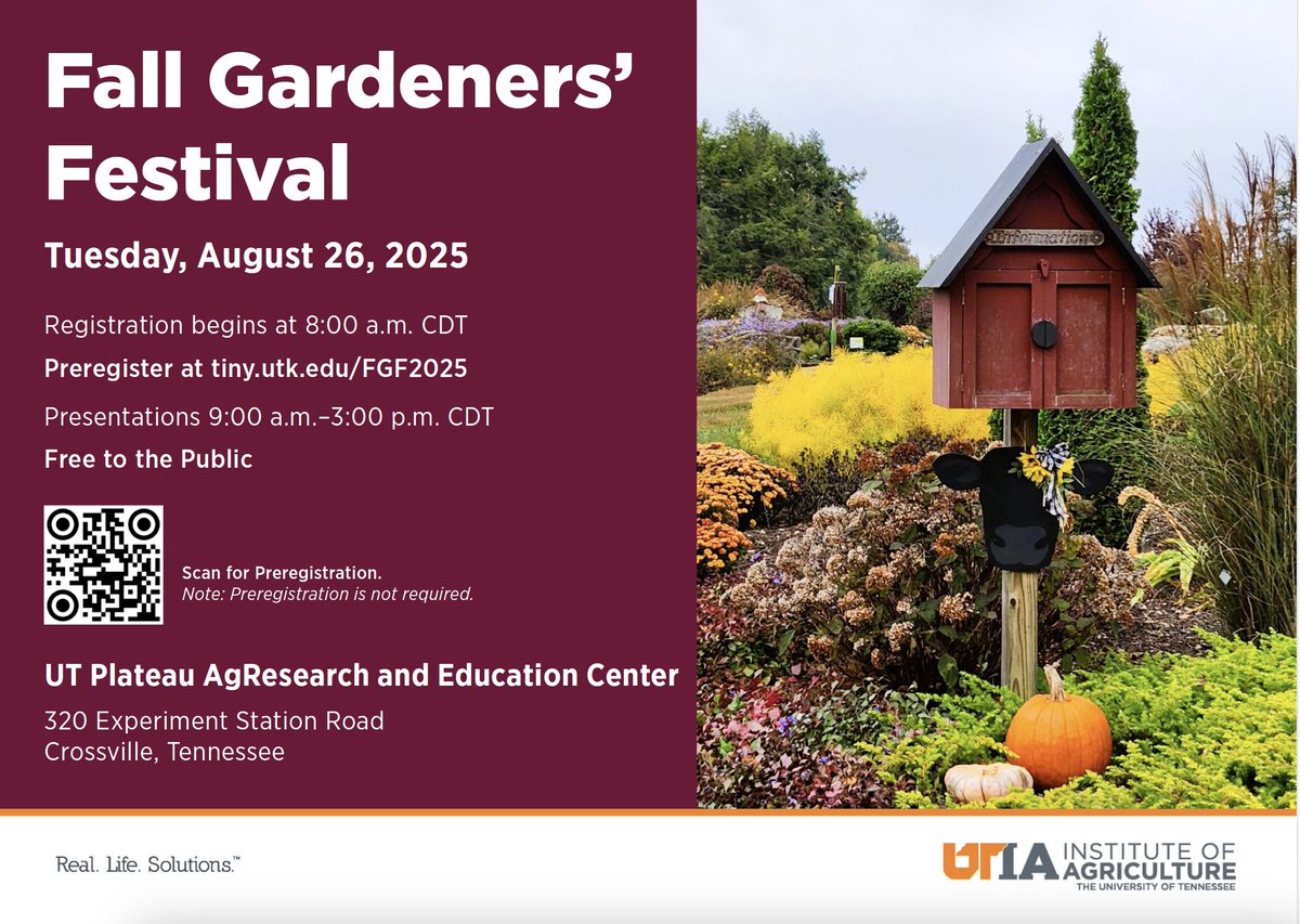Easily one of my favorite <a href="/utextension/">UT Extension</a> events of the year! This is tailored to a homeowner audience, but can be a fun day out for LCO's and related stakeholder groups looking to learn a little more about all things Horticulture from UT!