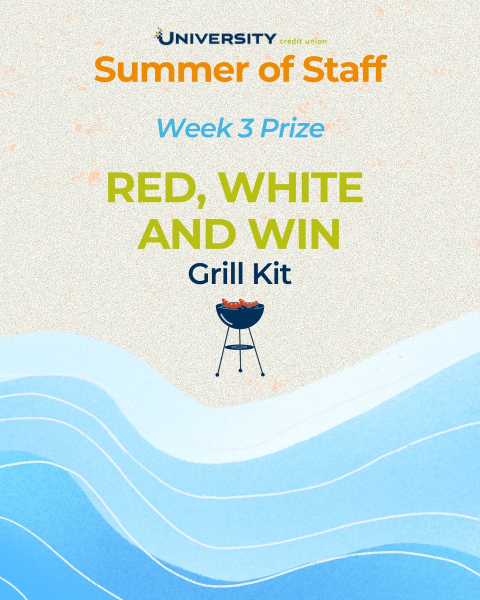 This summer, UCU is showing our appreciation to university staff members with weekly prizes and one grand prize winner on August 1. It’s our way of saying thanks for everything you do.

Check out this week's prize and head to our website to learn how to enter!
