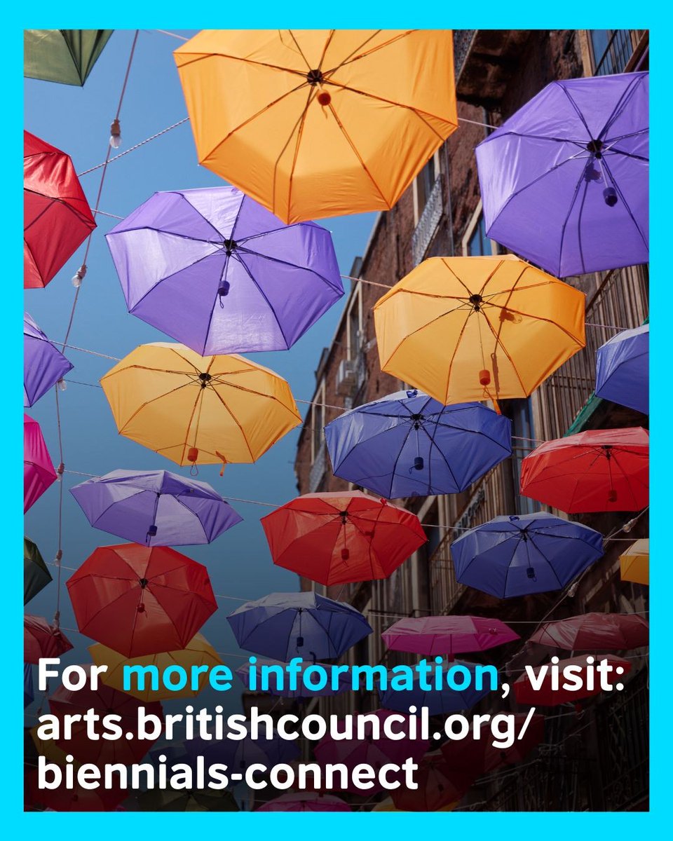 Open Call for visual arts biennials and festivals! 🎨

Apply for up to £9,500 to showcase international work from contemporary visual artists.

🔗 bit.ly/bcgopencall