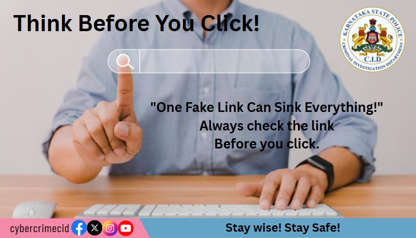 ⚠️⚠️⚠️⚠️⚠️⚠️⚠️⚠️⚠️⚠️⚠️
Fraudsters send phishing links, group join links and APK file download links to commit cyber frauds. THINK BEFORE YOU CLICK