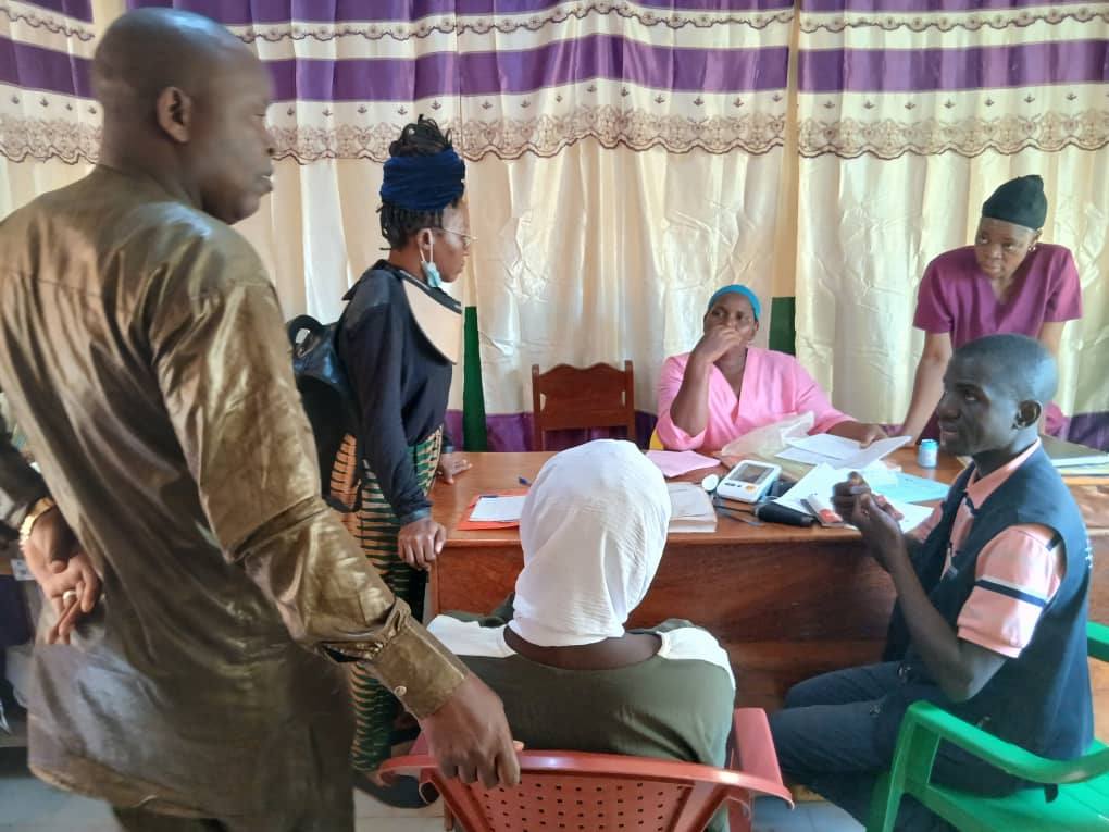 Sevguinee's tweet image. Troisième étape de la supervision régionale du projet d'accompagnement psychosocial des femmes enceintes dans la zone de Kankan : étape de Mandiana.