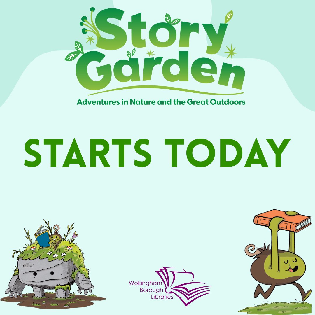 Wokingham Libraries (@wbc_libraries) on Twitter photo 🌿🌿 The #SummerReadingChallenge is back with a brand new theme - #StoryGarden! 🌼🌼
Join <a href="/readingagency/">The Reading Agency</a> on an adventure through nature and stories. Sign up for free at your local library or online at summerreadingchallenge.org.uk 🌿🌿 The #SummerReadingChallenge is back with a brand new theme - #StoryGarden! 🌼🌼
Join <a href="/readingagency/">The Reading Agency</a> on an adventure through nature and stories. Sign up for free at your local library or online at summerreadingchallenge.org.uk