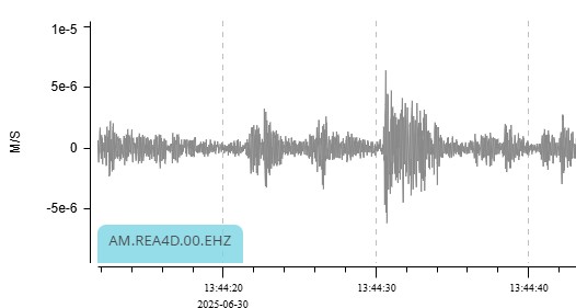 José R. Ribeiro (@joserodribeiro) on Twitter photo Há pouco mais de uma hora, #sismo M2,3 perto de Ribadavia, a SW de Ourense, na Galiza. Ainda não há testemunhos de ter sido sentido.
emsc.eu/Earthquake_inf…
Sismogramas das estações <a href="/raspishake/">Raspberry Shake</a> das escolas do Freixo (Ponte de Lima) e Aver-o-Mar, em Portugal. Há pouco mais de uma hora, #sismo M2,3 perto de Ribadavia, a SW de Ourense, na Galiza. Ainda não há testemunhos de ter sido sentido.
emsc.eu/Earthquake_inf…
Sismogramas das estações <a href="/raspishake/">Raspberry Shake</a> das escolas do Freixo (Ponte de Lima) e Aver-o-Mar, em Portugal.
