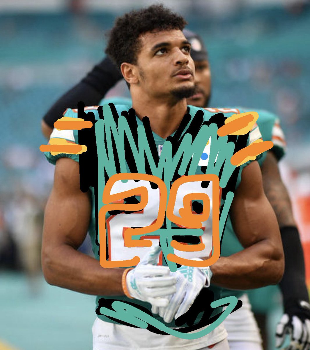 daltercarton's tweet photo. @PardonMyTake First look at Minkah Fitzpatrick in a dolphins uniform https://t.co/wLtHGwMOQT