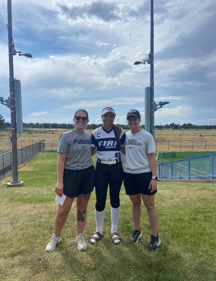 Thank you Purdue University for hosting such a great camp! I’m so grateful that I was able to be there and meet your coaching staff. <a href="/PurdueSoftball/">Purdue Softball</a>
