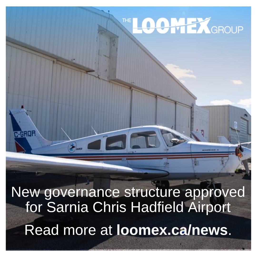 Explorer Solutions, part of The Loomex Group, completed a governance study for Sarnia’s airport recommending a shift to a municipal services corp. Council approved the change.
Press release: buff.ly/y7ikLWg
Article: buff.ly/S0DMleG
(Image: Sarnia Airport website)