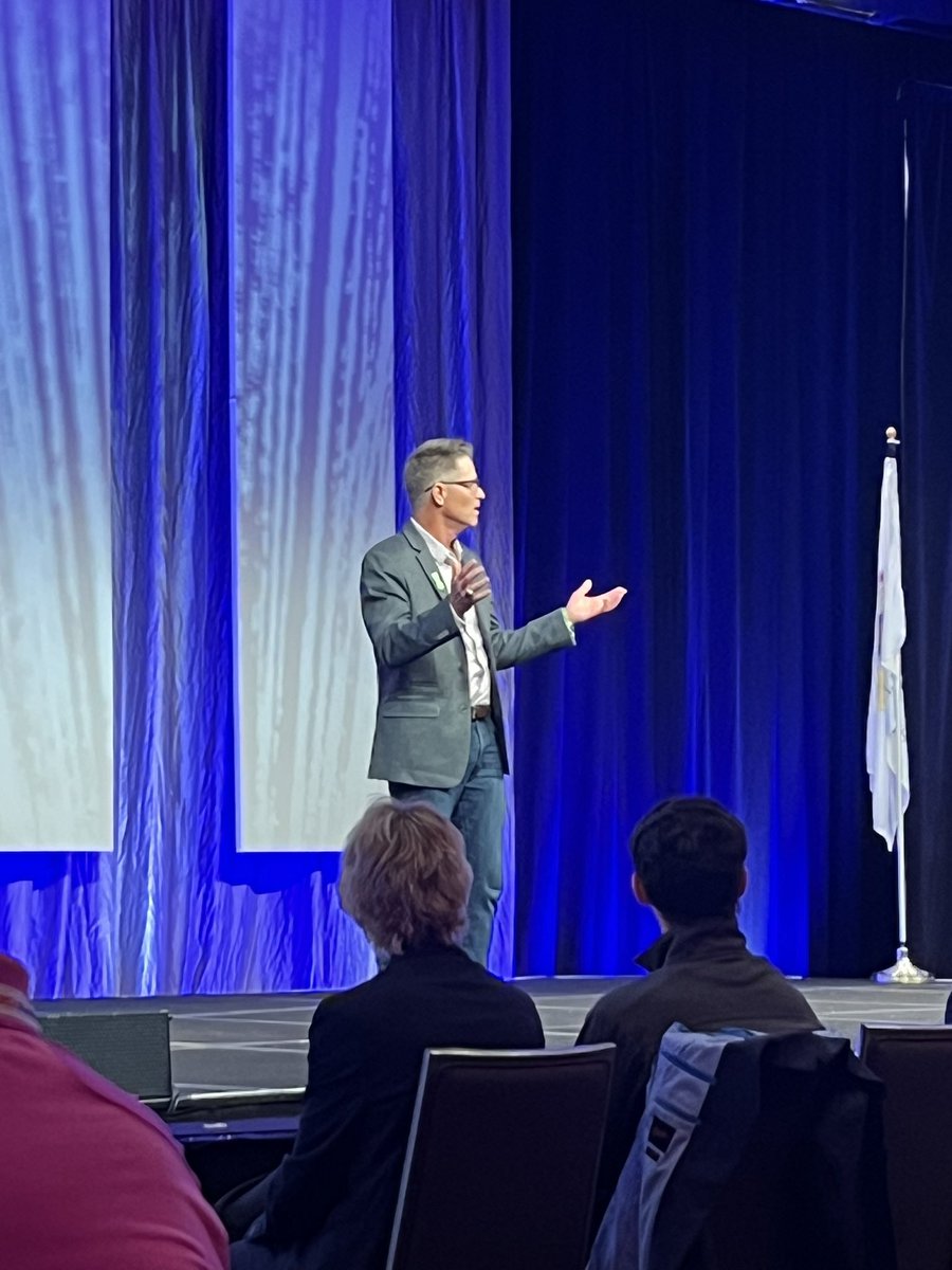 goody_scott's tweet image. The OG @Phillies Phinatic Dave Raymond giving some great perspective at the 106th @NFHS_Org Summer Meeting reminding us to have FUN, as well as the Mental Wellness for you and individuals. Shared gratitude and a smile can go a long way! #NFHSinthe312