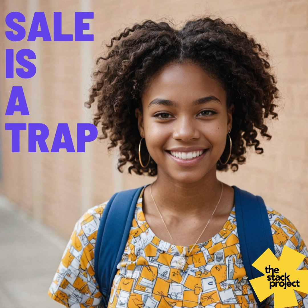TheStackPr11719's tweet image. 🛍️ Just because it’s on sale doesn’t mean you need it. That 30% off? Still 70% you didn’t plan to spend 😅Don’t fall for the “I saved money by spending money” trap. Stay sharp, not broke. 💸

#thestackproject #MoneyTrap #FinancialGlowUp #smartshopping #budgeting #financialtips