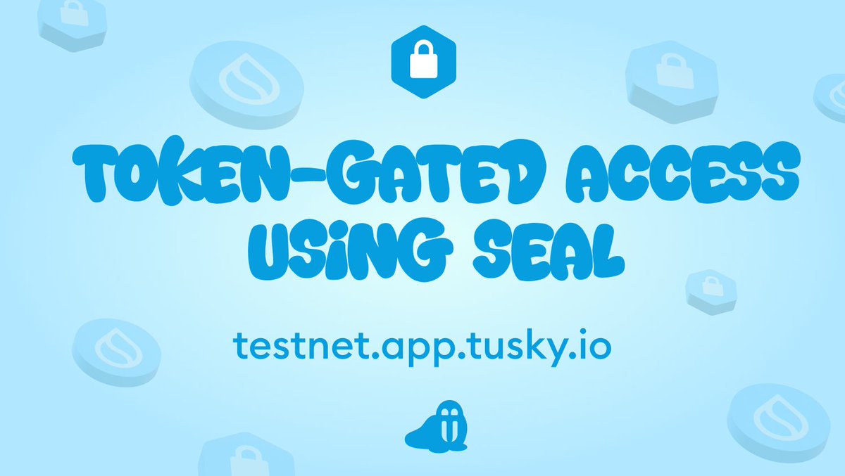 🚨 Token-gated access released on Tusky Testnet! 🚨

Oh yes, it’s a double release! 
✨ Get your hands on token-gated Tusky vaults using Seal encryption. 
✨ Trial this new feature in our brand new testnet environment. 

This one’s only for Tusky subscribers but you’ve got your