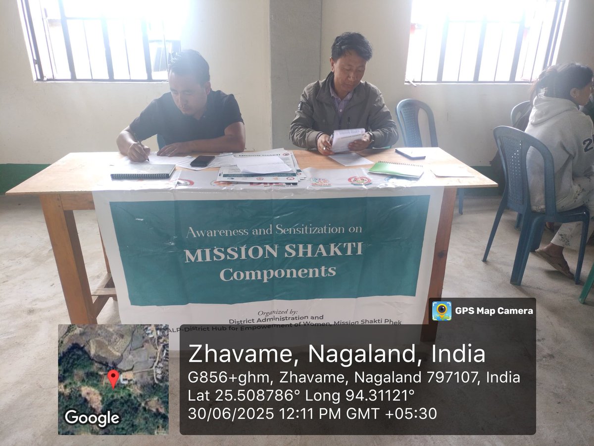 Phek_DC's tweet photo. Awareness and Benefit Saturation Camp for Dharti Aaba Janbhagitari Abhiyan at Zhavame Village, Phek District #Day 10 https://t.co/UJF1eiafFH