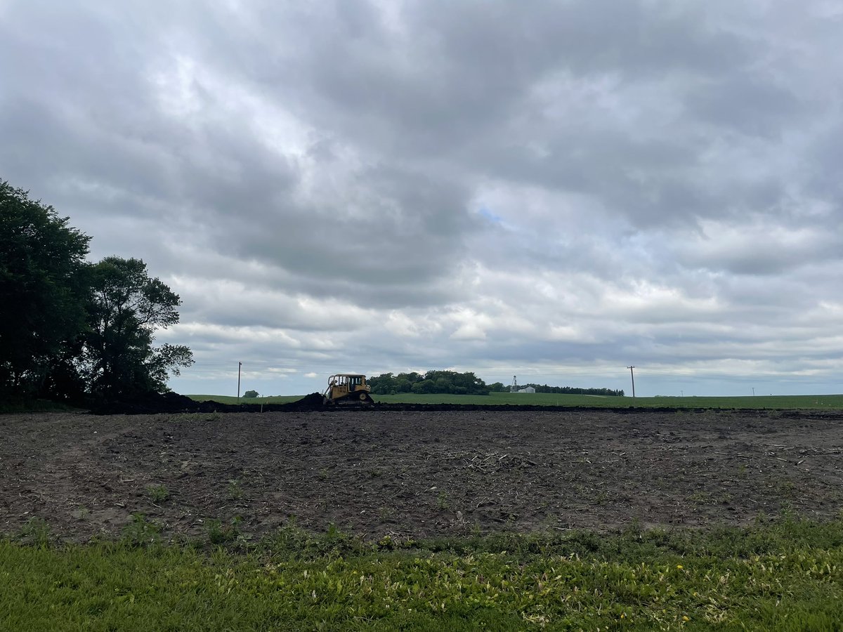 Today we break ground for a new farm workshop/office. The decision to move the headquarters of the farm hasn’t been without big emotions and mountains of stress the last few years. Since Knut and his cousin/partner can’t farm and build at the same time, we have a building crew