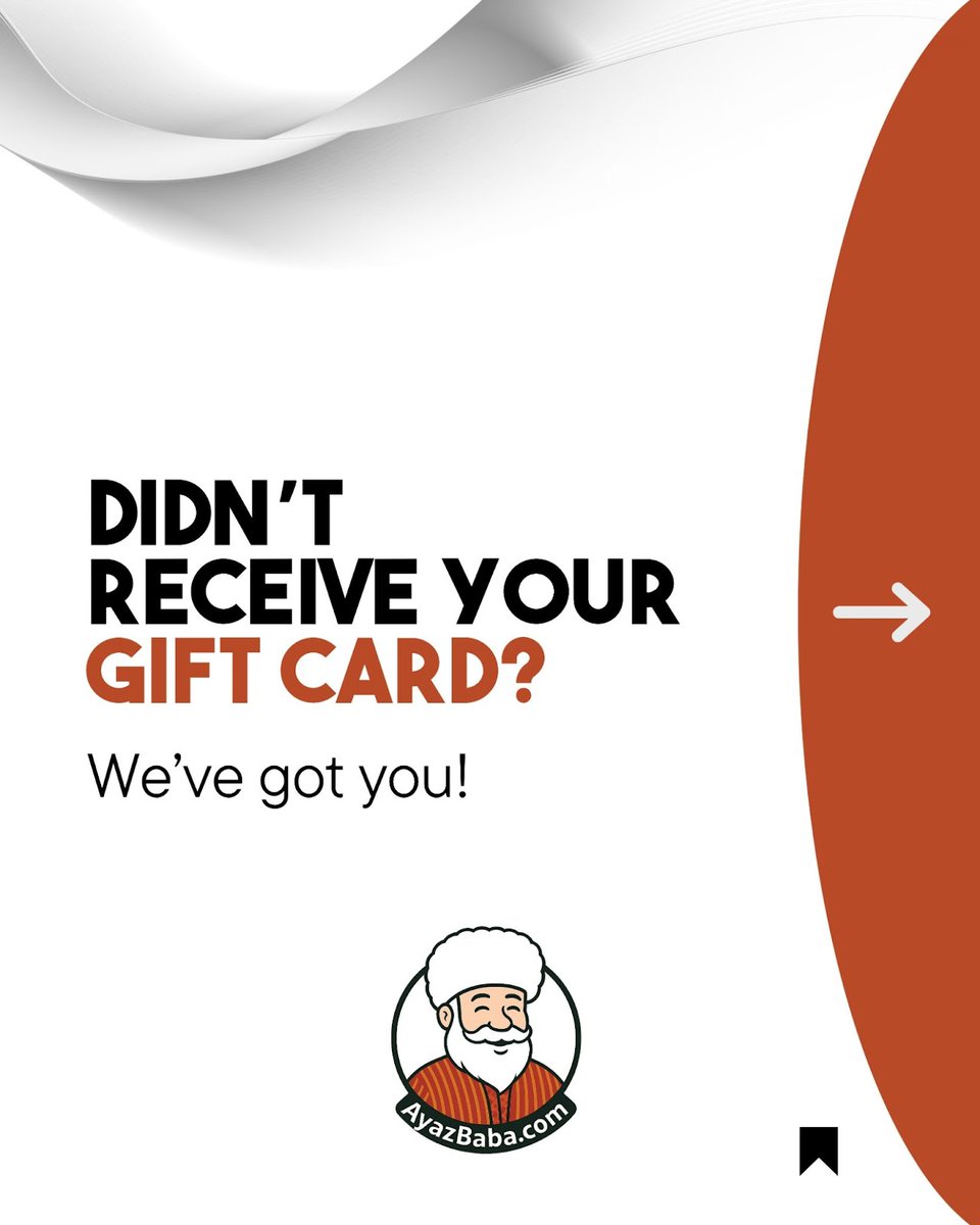 ayazbabacom's tweet photo. Your gift card didn’t arrive? Don’t panic — we’re here to help!
✅ Check your spam folder
✅ Wait up to 1 hour
✅ Still not there? Just email us: support@ayazbaba.com
We’ve got your back 💙
.
#AyazBaba #GiftCardHelp #TurkmenistanDiaspora #CustomerSupport #DidntGetIt https://t.co/jRiT3MdodT