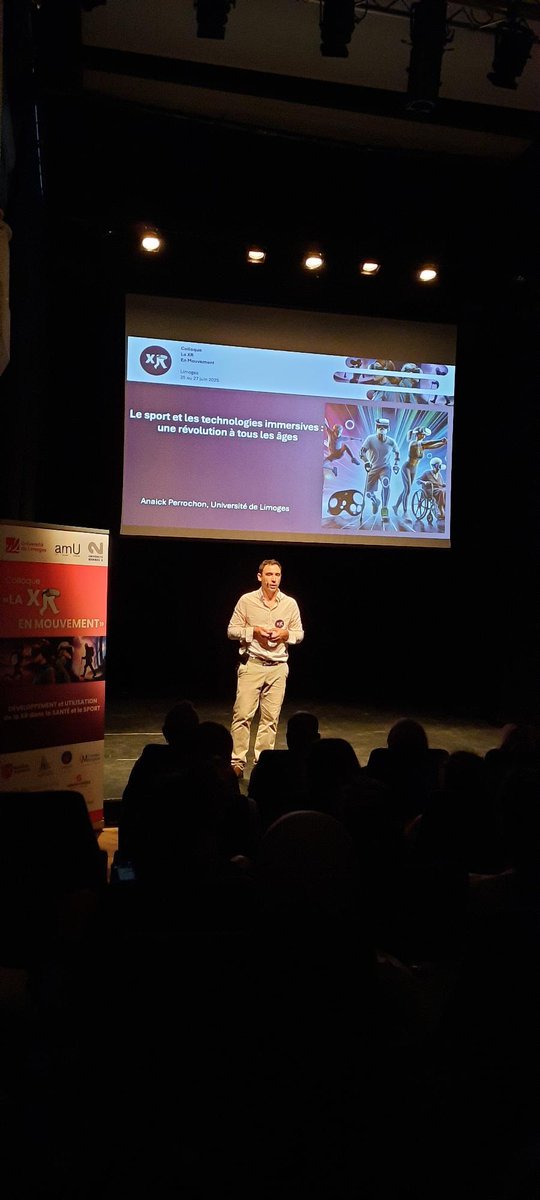 Retour en images du #colloque XR en mouvement à Limoges 📍
🤝 Cet événement a été l’occasion pour vous et pour nous d’échanger et de vous en apprendre plus sur l’utilisation de la Réalité Virtuelle dans la rééducation ! Demandez une démo 👉
#VR #Kiné