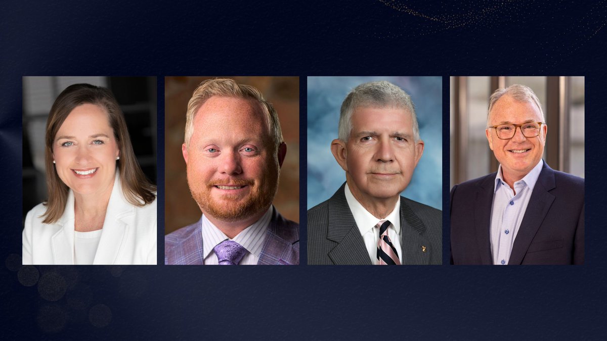 Last week, the State Regents elected FY26 board officers: attorney Courtney Warmington, chair; telecom CEO Dustin Hilliary, vice chair; retired Justice Steven Taylor, secretary; and real estate investor Mitch Adwon, asst. secretary.

🔗: tinyurl.com/3bd7d45h | #OKHigherEdWorks