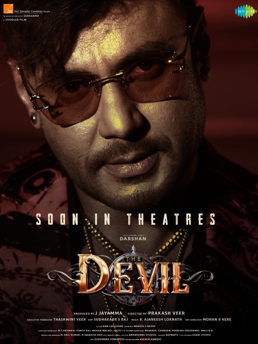 Darshan Trends™ (@dbosstrends) on Twitter photo The Time for the Emperor to reclaim his Box office Throne is getting near 🗡️💥
Updates are coming your way shortly 🚨
#TheDevil | #Devil | #DBoss | <a href="/dasadarshan/">Darshan Thoogudeepa</a> The Time for the Emperor to reclaim his Box office Throne is getting near 🗡️💥
Updates are coming your way shortly 🚨
#TheDevil | #Devil | #DBoss | <a href="/dasadarshan/">Darshan Thoogudeepa</a>