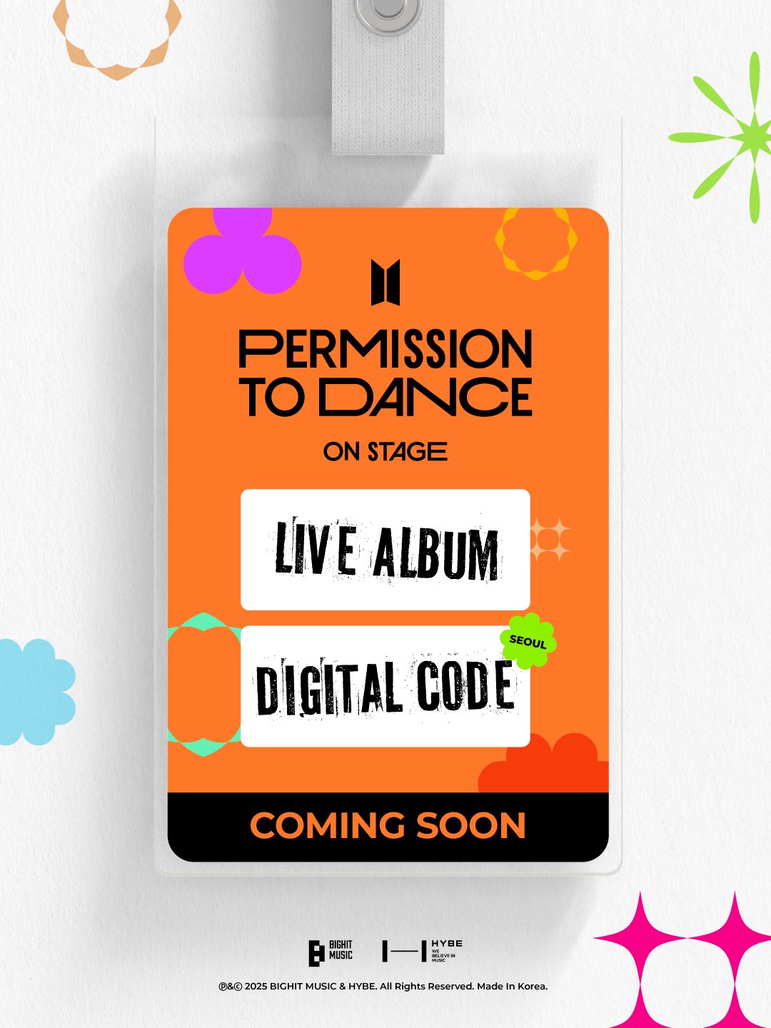 BTS デジタルコード Permission to Dance PTD us 日本語 未使用