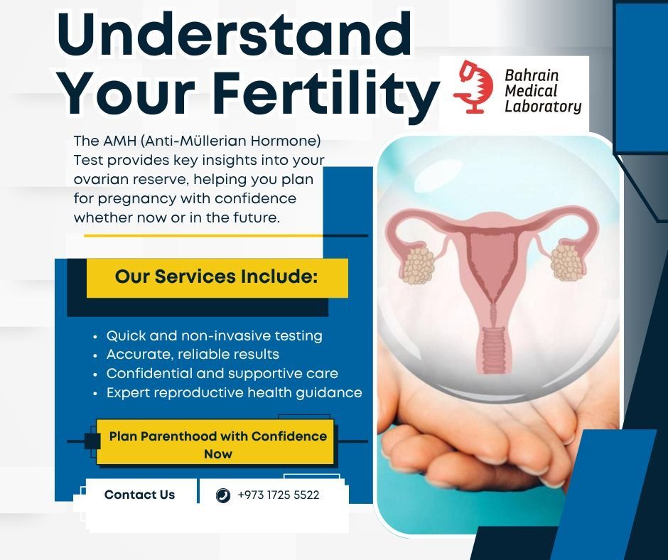 bahrain_Lab's tweet image. ✨ Planning for the future? Start with the AMH Test at Bahrain Medical Lab.

💉 Check your ovarian reserve
✅ Quick, accurate, confidential

📞 +973 1725 5522 | 🌐 bahrainmedicallab.com

#AMHTest #FertilityAwareness #BahrainMedicalLab #WomensHealth

Ask ChatGPT