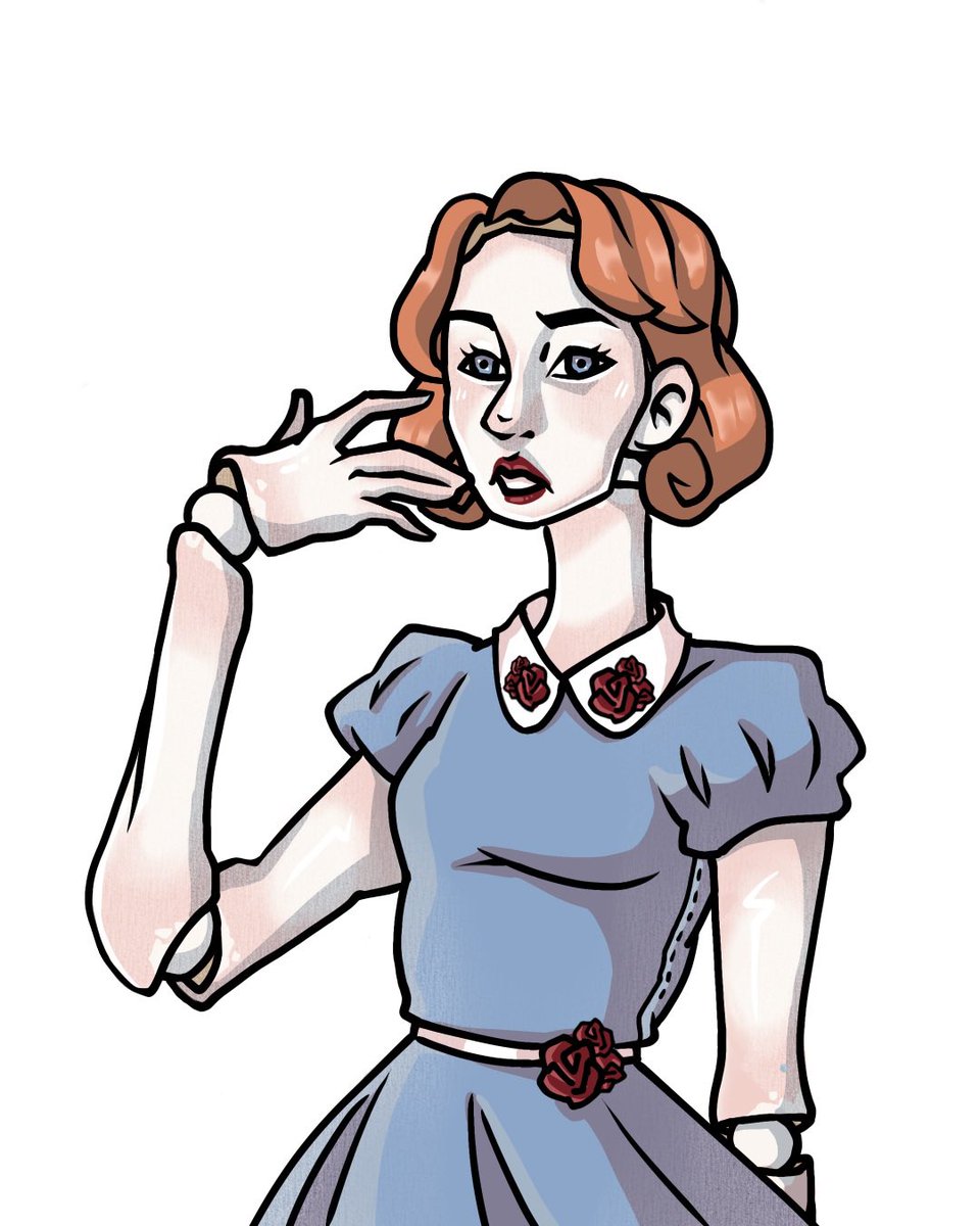 E0N0VA's tweet photo. This months theme for the #eonovaproject was Doll! I made a BJD who can change her faceplate into different characters - her name is Rosie !

#bjddoll #doll #art #digitalart https://t.co/zA2bOkhdlc