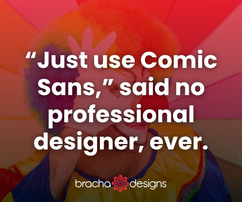 BrachaDesigns's tweet image. Fonts matter. Your choice of typography can say “We’re legit” or “We made this in WordPad.” Design details aren’t extra — they’re how people judge your credibility.
#DesignMatters #TypographyHumor #SmallBusinessBranding