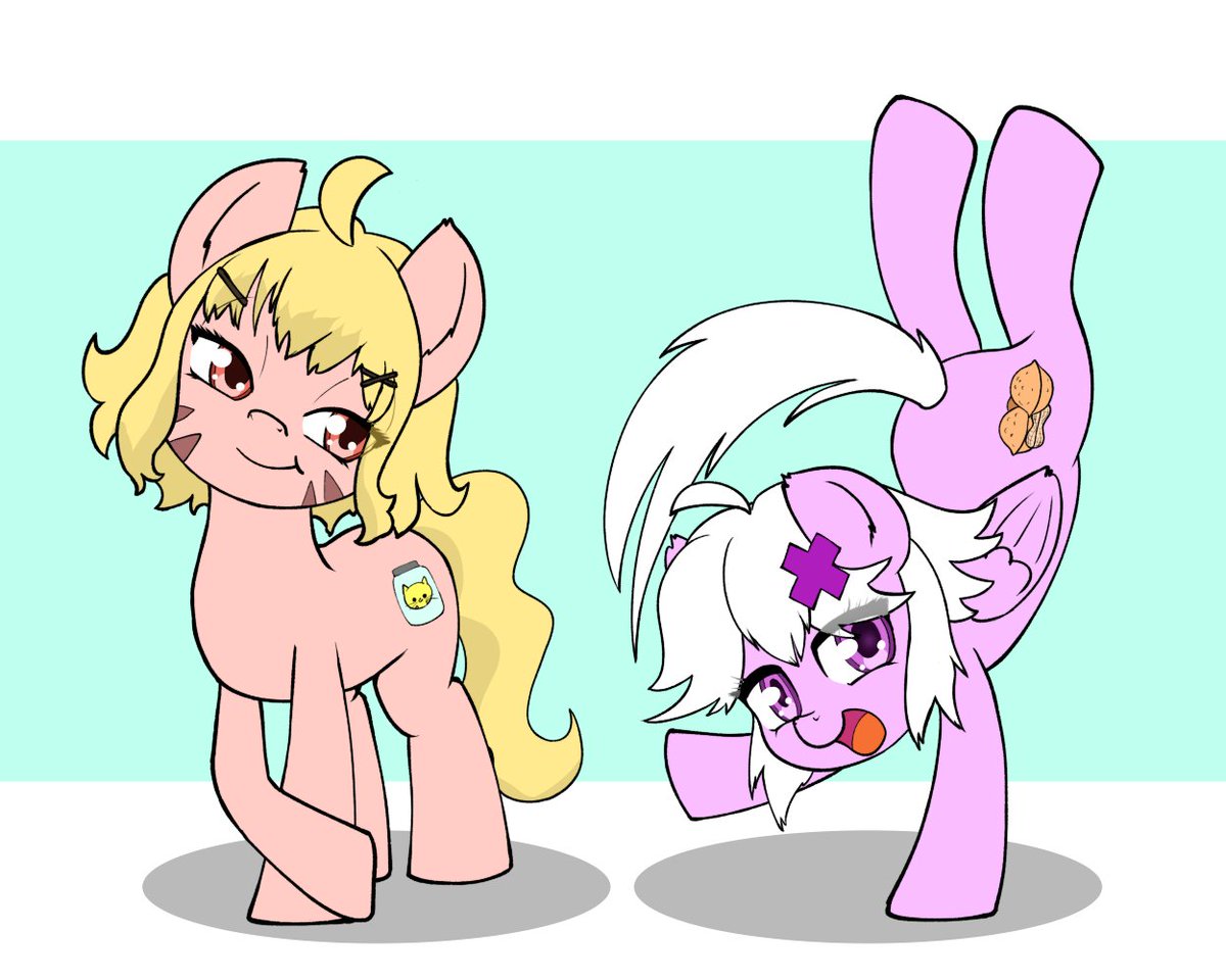 Chacha talked about what her ponysona would look like so I tried to draw it. Also I  threw in the drawing with Squchan and Filian ponies that I drew last year and never posted.
#VMamaArt #squchujin #filianIsArt