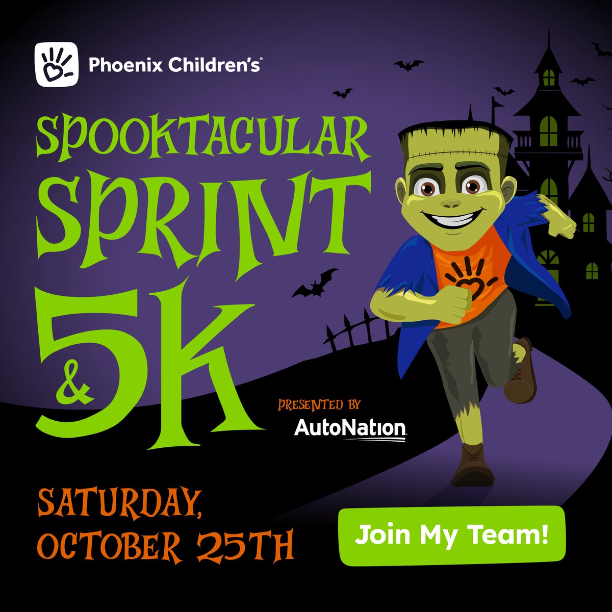 Today’s your last chance to register for the Spooktacular Sprint &amp; 5K with fees covered by AutoNation!

🎃 Plus, if you make a $25 self-donation and they’ll match it — but this boo-tiful deal vanishes after midnight!

Sign up now: 2025phoenixchildrens5k.raiselysite.com/en/signup