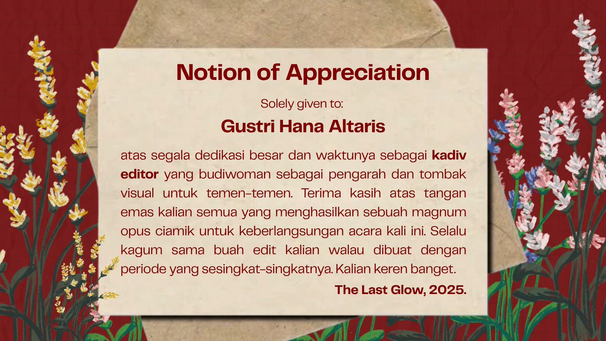 Debut pertamaku jadi kadiv guys, makasih udah percaya😭😭😭🤍