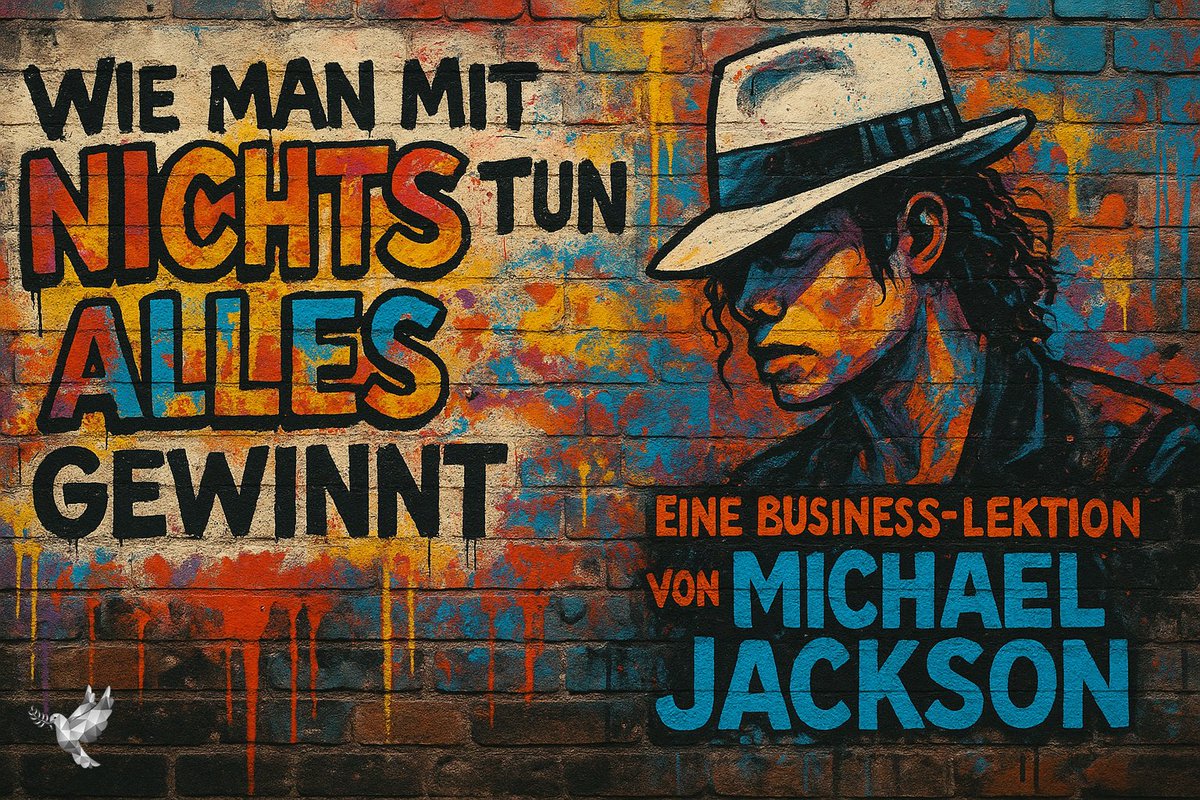 "Make them wait for it", sagte Michael Jackson. Und: "You gotta marinate in it." Heisst auf gut Deutsch: Lass sie schmoren. Diese Spannung, dieses Warten, ist kein Nebeneffekt – es ist der Trick: alldispost.com/jenseits-von-r…