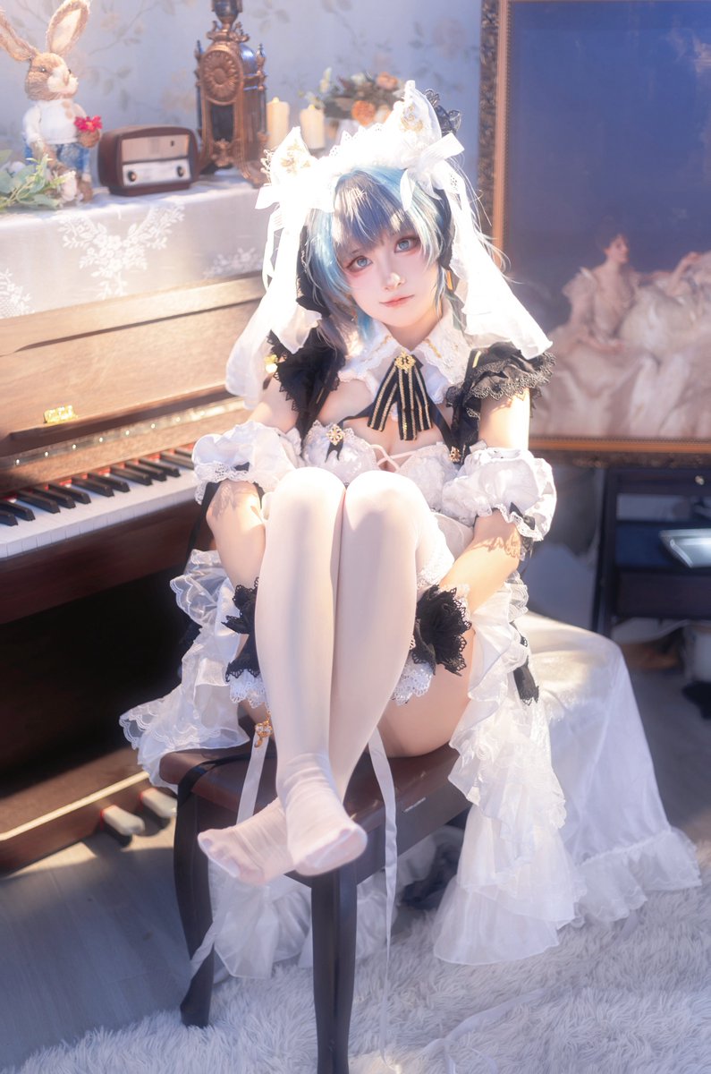 yan_nekoneko's tweet image. ただのメードキャット(ฅ•ω•ฅ)
#アズールレーン #チャシャー #コスプレ #Cosplay