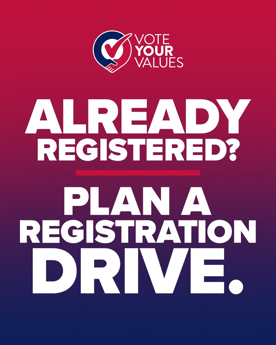 A community drive is a great way to stay involved and offers the opportunity for people to ask questions and get registered on the spot.

Visit our website for helpful tips to consider when coordinating your drive. bit.ly/3ZZFHb1