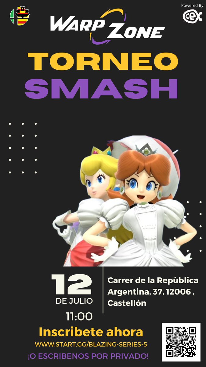 ATENCIÓN

Gracias por su atención. A cambio, ¡os ofrezco todo un pedazo de torneo!
Vuelve el Blazing Series 5, una vez más con Amateur Bracket, monsters y helados disponibles y con aire acondicionado!!!

💵 10/7€
🗓️12 de Julio, 11am
Inscripciones: start.gg/blazing-series…