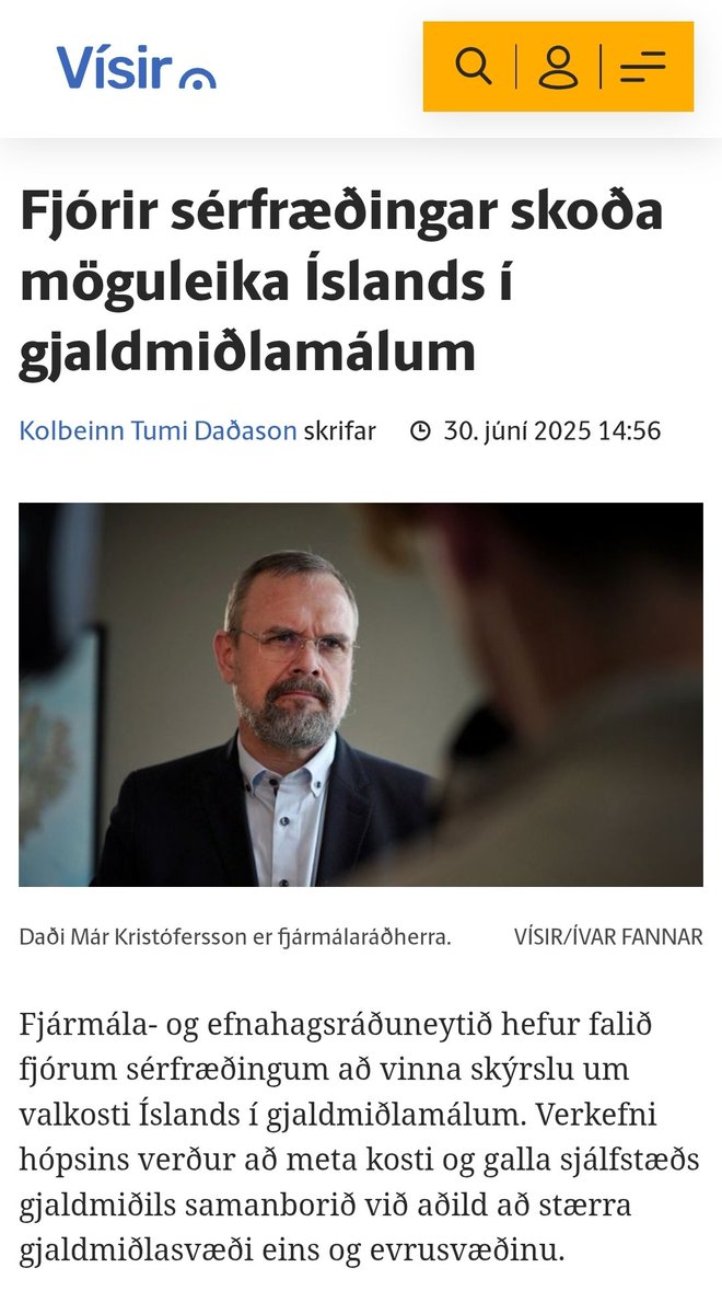 Mér finnst það eðlileg krafa að vinstri græn fái sæti við borðið.