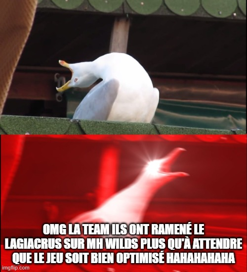 PlaidStation's tweet photo. Un jour on parlera des actions-RPG, parce qu'il y en a un qui a un nombre ILLÉGAL d'heures passées sur Monster Hunter Tri et qui a HURLÉ en voyant le retour du Lagia sur #MHWilds 🐉🐉 

(Il a juste rallumé sa Wii U et lancé Tri Ultimate) https://t.co/TBKXoApB2t