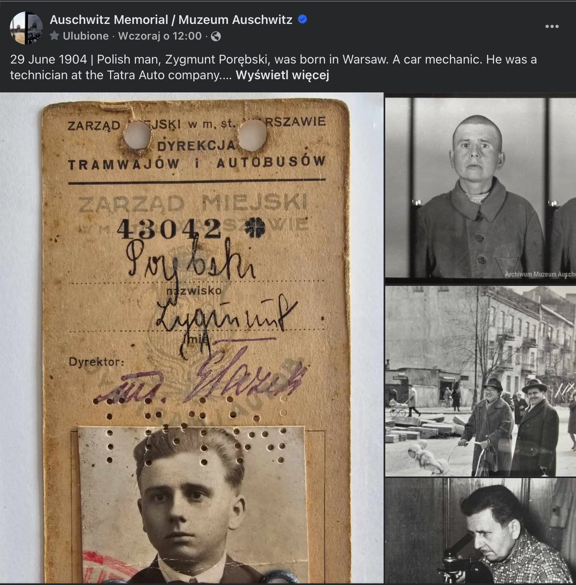 It is deeply saddening that <a href="/facebook/">Facebook</a> / <a href="/Meta/">Meta</a>  see nothing wrong with distorting the true images of Auschwitz victims and allows accounts to exist that build their reach through deception.

In this case, real information copied from our site has been illustrated with photographs