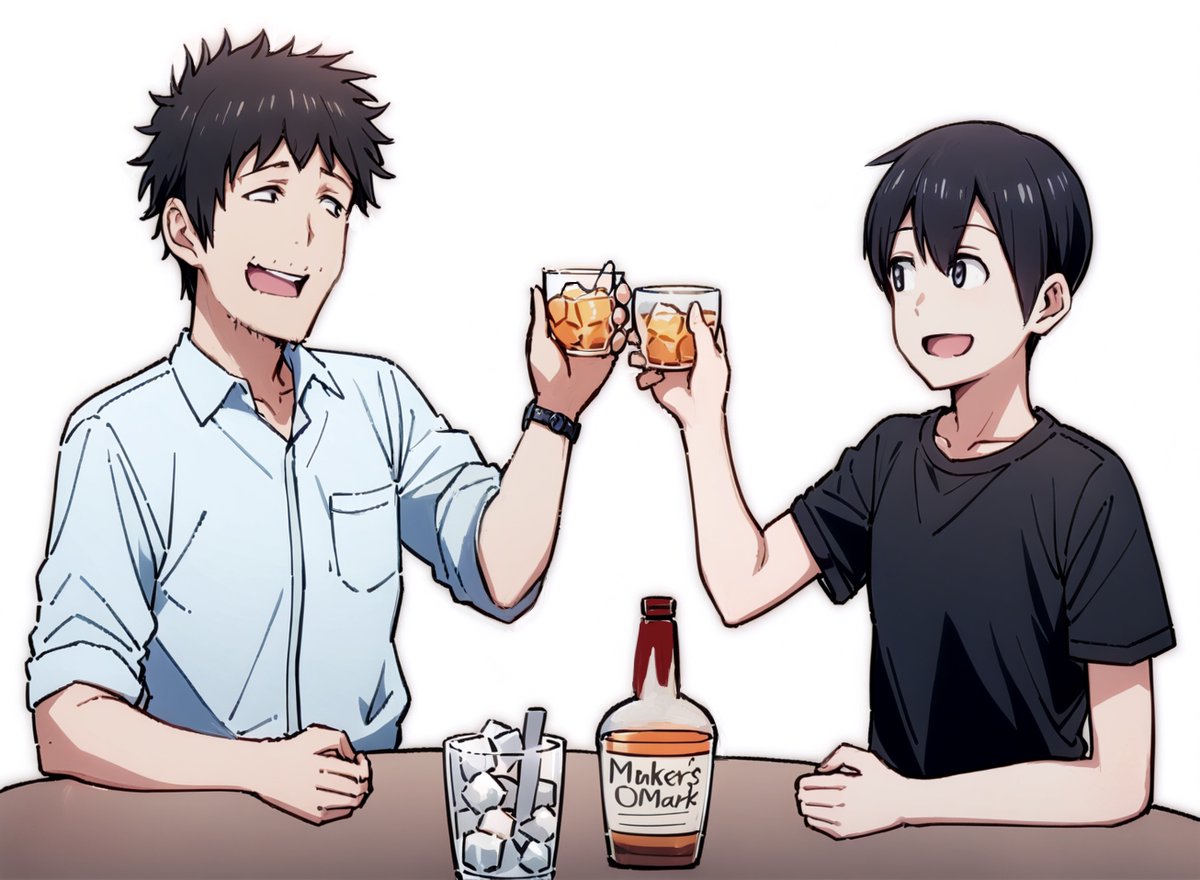 pdfractal's tweet image. 帆高くん、20歳のお誕生日おめでとうございます。
今後は、ちょくちょく須賀さんの飲み相手をしてあげてください。
#天気の子
#森嶋帆高生誕祭
#森嶋帆高誕生祭