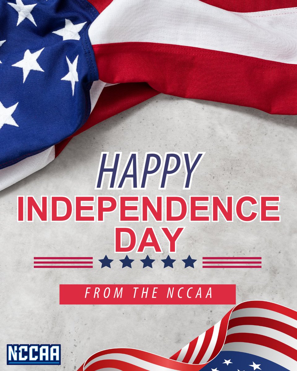 TheNCCAA's tweet image. "You, my brothers and sisters, were called to be free. But do not use your freedom to indulge the flesh; rather, serve one another humbly in love" - Galatians 5:13
Happy Independence Day from the NCCAA!