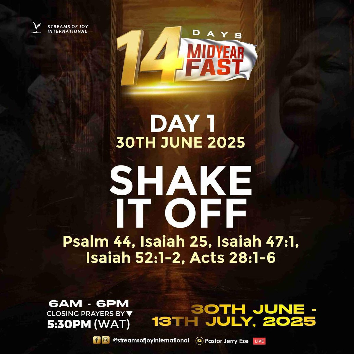 Xtianaxtian's tweet image. #MidYearFast
#WatchNPray
#JesusIsLord