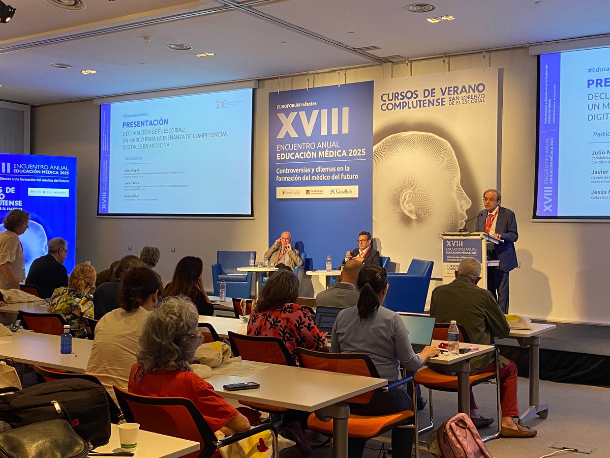 Fundación Lilly (@fundacionlilly) on Twitter photo <a href="/unicomplutense/">Complutense</a> <a href="/joseasacristan/">José Antonio Sacristán</a> <a href="/CursosVeranoUCM/">Cursos de Verano UCM</a> <a href="/javardiaz/">Javier Arias Díaz</a> <a href="/FMedicinaUniCM/">Facultad de Medicina UCM</a> <a href="/natalia_abuin/">Natalia Abuín Vences</a> <a href="/JesusMillanNue3/">Jesus Millan Nuñez-Cortes</a> <a href="/ElsevierConnect/">Elsevier</a> <a href="/Elsevier_Es/">Elsevier Español</a> <a href="/UniversidadMH/">UMH</a> <a href="/ceem_medicina/">CEEM</a> <a href="/unav/">Universidad de Navarra</a> <a href="/montse_esquerda/">Montse Esquerda</a> <a href="/Blanquerna/">Blanquerna</a> <a href="/uramonllull/">U. Ramon Llull (URL)</a> <a href="/LydiaFeito/">Lydia Feito</a> <a href="/bioeticared_/">bioeticared</a> <a href="/ABFyC/">ABFyC</a> <a href="/UMU/">Universidad Murcia</a> <a href="/Sedem_ORG/">Sociedad Española de Educación Médica</a> <a href="/UAM_Madrid/">UAM Autónoma Madrid</a> <a href="/CricoMarin/">Cristina Rico Marín</a> <a href="/carlospinel86/">Dr. Carlos Piñel</a> <a href="/UEuropea/">Universidad Europea</a> <a href="/SecondLife/">Second Life</a> <a href="/HospitalLaFe/">HospitalLaFe</a> <a href="/ufvmadrid/">Universidad Francisco de Vitoria</a> <a href="/sefseareda/">SEFSE-AREDA</a> <a href="/Capitan_LuisCr/">Luis Capitán Morales</a> <a href="/unisevilla/">Universidad de Sevilla</a> Presentamos hoy la Declaración de El Escorial: un marco para la enseñanza de competencias digitales en #Medicina.
Una invitación a la comunidad académica para avanzar en la integración y armonización de las
competencias digitales esenciales en la formación de Grado en Medicina. <a href="/unicomplutense/">Complutense</a> <a href="/joseasacristan/">José Antonio Sacristán</a> <a href="/CursosVeranoUCM/">Cursos de Verano UCM</a> <a href="/javardiaz/">Javier Arias Díaz</a> <a href="/FMedicinaUniCM/">Facultad de Medicina UCM</a> <a href="/natalia_abuin/">Natalia Abuín Vences</a> <a href="/JesusMillanNue3/">Jesus Millan Nuñez-Cortes</a> <a href="/ElsevierConnect/">Elsevier</a> <a href="/Elsevier_Es/">Elsevier Español</a> <a href="/UniversidadMH/">UMH</a> <a href="/ceem_medicina/">CEEM</a> <a href="/unav/">Universidad de Navarra</a> <a href="/montse_esquerda/">Montse Esquerda</a> <a href="/Blanquerna/">Blanquerna</a> <a href="/uramonllull/">U. Ramon Llull (URL)</a> <a href="/LydiaFeito/">Lydia Feito</a> <a href="/bioeticared_/">bioeticared</a> <a href="/ABFyC/">ABFyC</a> <a href="/UMU/">Universidad Murcia</a> <a href="/Sedem_ORG/">Sociedad Española de Educación Médica</a> <a href="/UAM_Madrid/">UAM Autónoma Madrid</a> <a href="/CricoMarin/">Cristina Rico Marín</a> <a href="/carlospinel86/">Dr. Carlos Piñel</a> <a href="/UEuropea/">Universidad Europea</a> <a href="/SecondLife/">Second Life</a> <a href="/HospitalLaFe/">HospitalLaFe</a> <a href="/ufvmadrid/">Universidad Francisco de Vitoria</a> <a href="/sefseareda/">SEFSE-AREDA</a> <a href="/Capitan_LuisCr/">Luis Capitán Morales</a> <a href="/unisevilla/">Universidad de Sevilla</a> Presentamos hoy la Declaración de El Escorial: un marco para la enseñanza de competencias digitales en #Medicina.
Una invitación a la comunidad académica para avanzar en la integración y armonización de las
competencias digitales esenciales en la formación de Grado en Medicina.