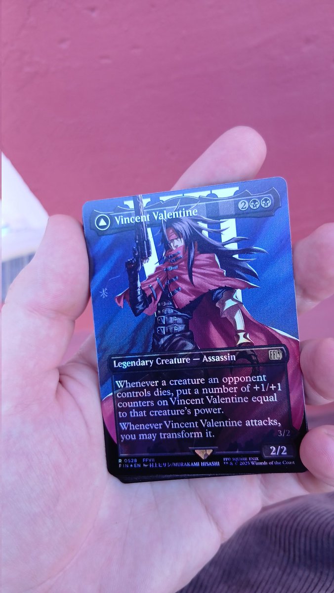 Surge foil Vincent. 
#MTGxFINALFANTASY