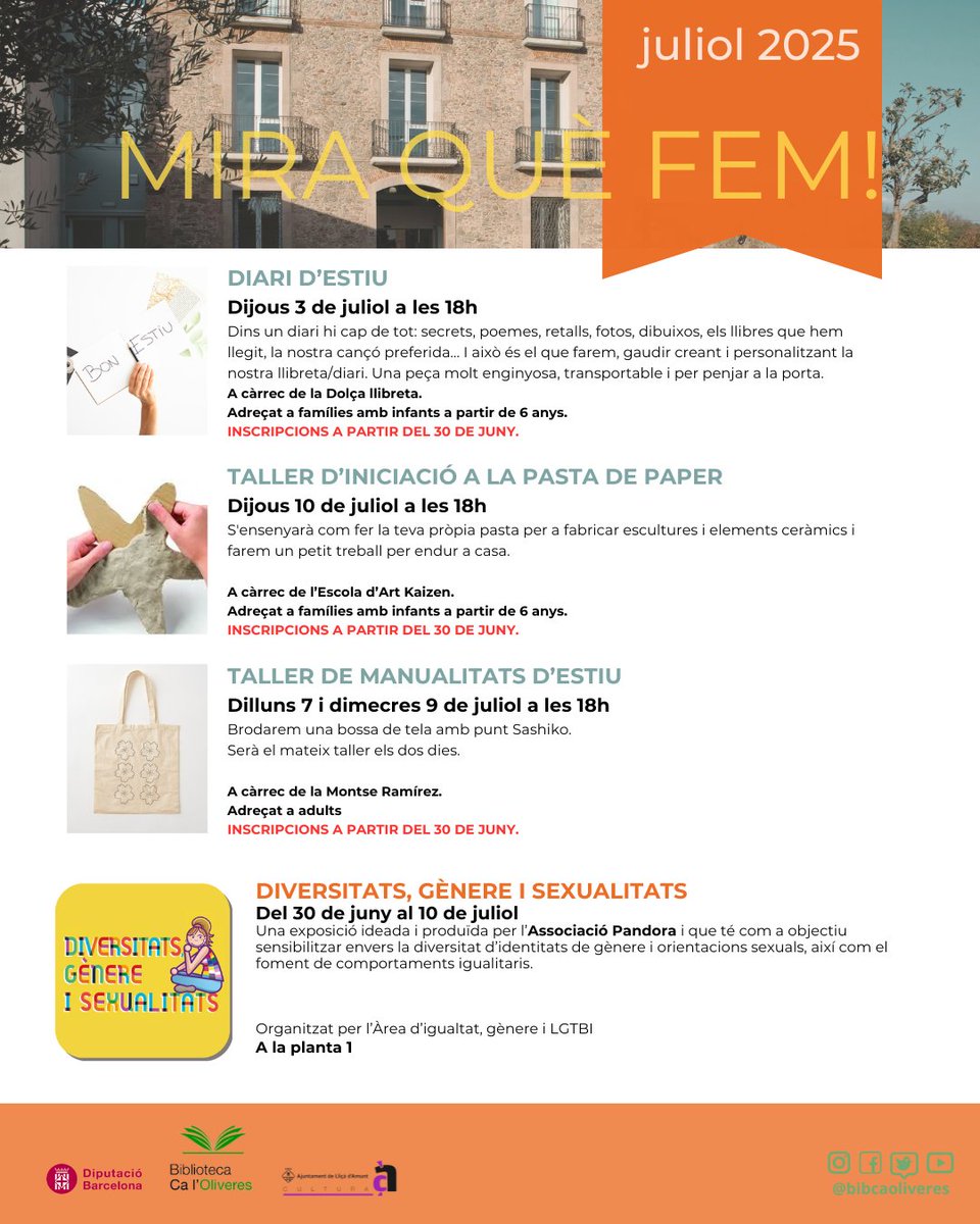 Biblio Ca l'Oliveres (@bibcaoliveres) on Twitter photo 