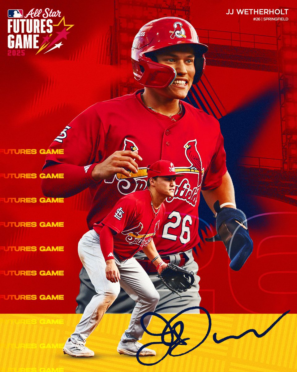 JJ Wetherholt will represent us at the 2025 All-Star Futures Game! 🌟