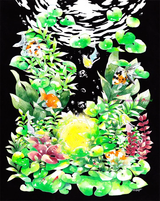 #人魚の日 新しめの人魚がまだデータどうにもしておらずこちら過去作なんですけど人魚大好きなのでまだまだやる気あります! もっと描けます!人魚任されたいです! #nanao_mayu