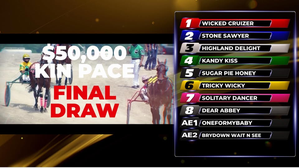 KIN PACE FINAL - This Sunday 1:30pm #betontario #kinpace #grandstand #grandopening